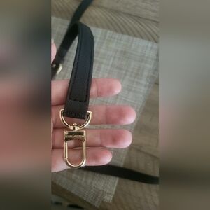 Black Leather Strap For A Bag